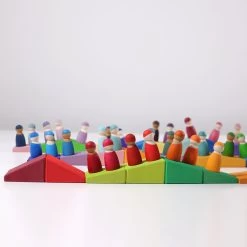 Grimm's Building Set - Sloping Blocks 10 Grimm's Building Set - Sloping Blocks -Playworld Shop 10064 Schiefe Steine v8