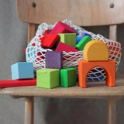 Grimm's Coloured Geometric Blocks 60pcs -Playworld Shop 10120 Geokloetze Bunt v4 1