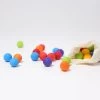 Grimm's Marbles Rainbow Colours 35 In A Bag 1 Grimm's Marbles Rainbow Colours 35 In A Bag -Playworld Shop 10225 Kleine Holzmurmeln