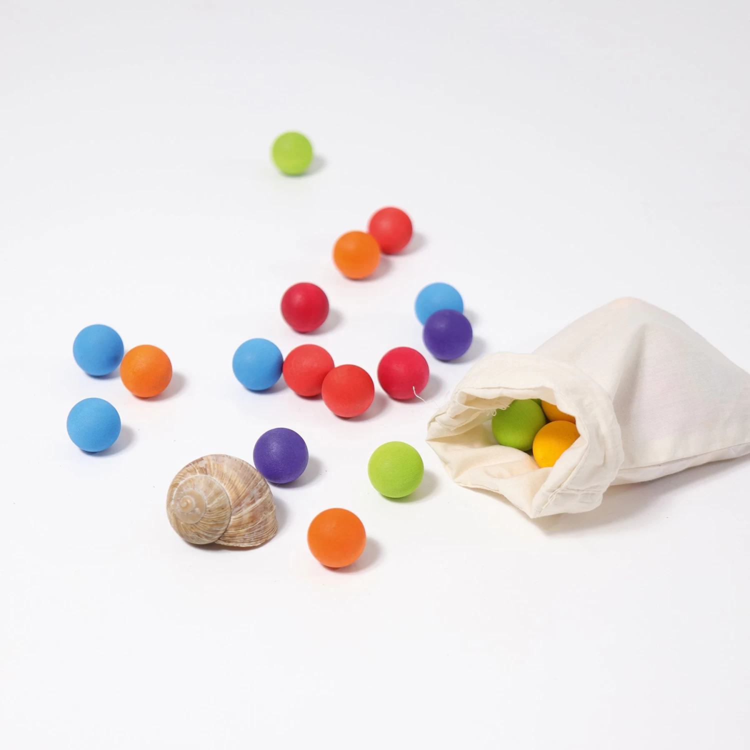 Grimm's Marbles Rainbow Colours 35 In A Bag 4 Grimm's Marbles Rainbow Colours 35 In A Bag - Image 2