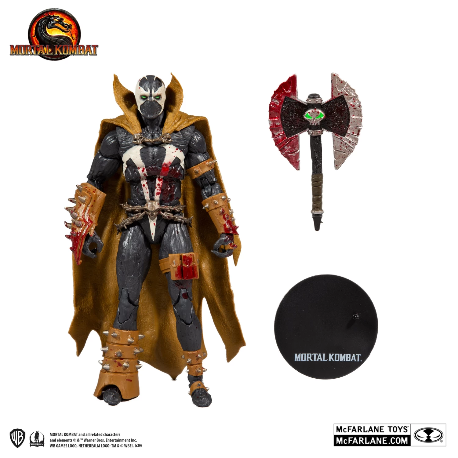 McFarlane Mortal Kombat - Spawn (Bloody McFarlane Classic Skin) 7” Scale Action Figure 4 McFarlane Mortal Kombat - Spawn (Bloody McFarlane Classic Skin) 7” Scale Action Figure - Image 2