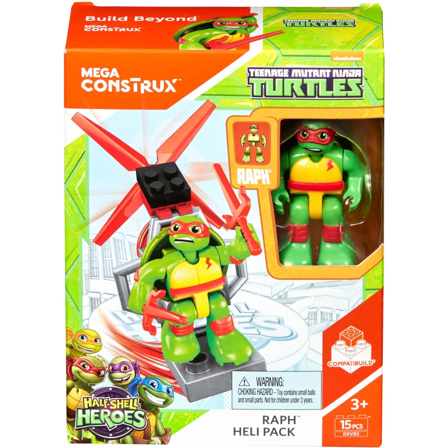 TMNT - Mega Construx - Raph Heli Pack 3 TMNT - Mega Construx - Raph Heli Pack