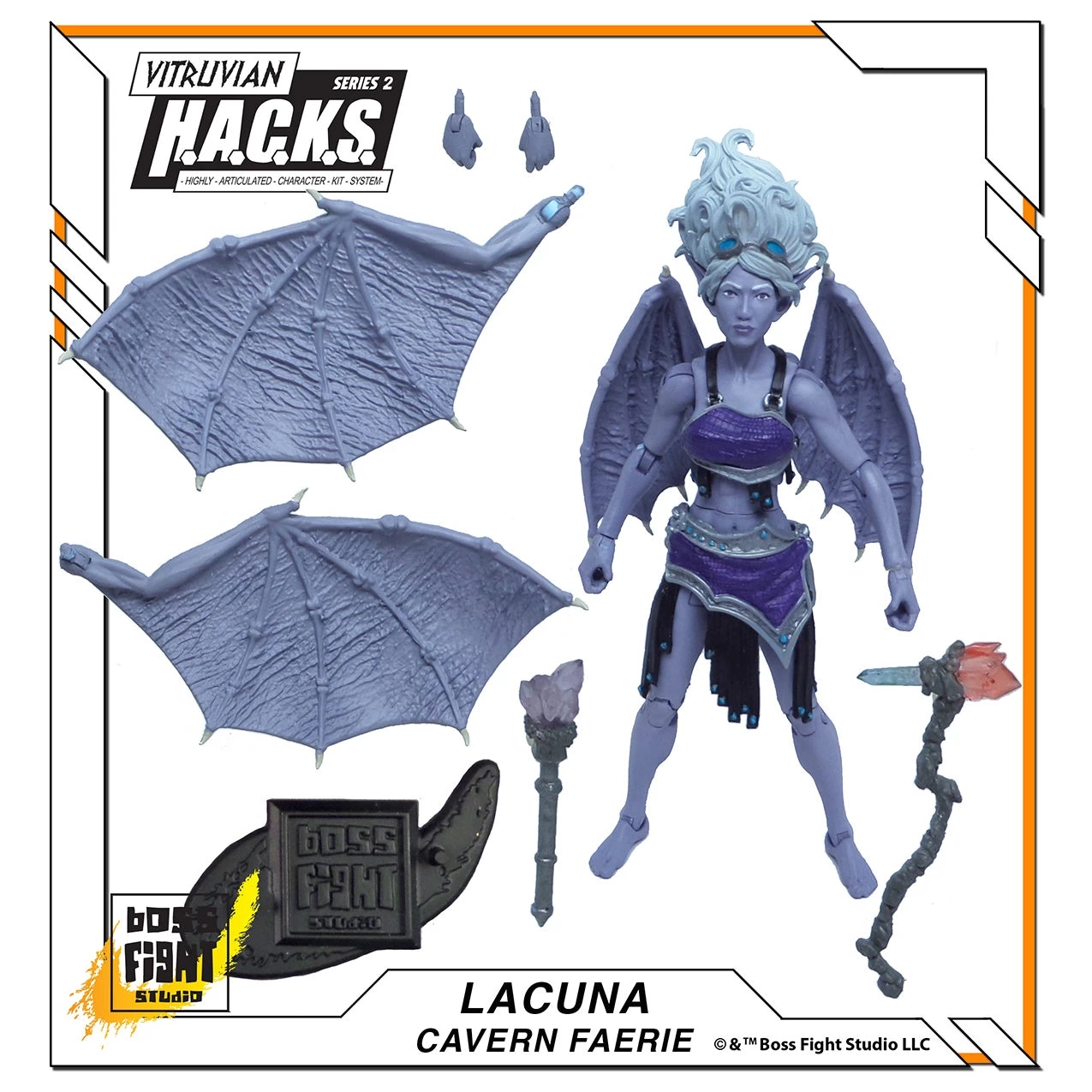 VITRUVIAN H.A.C.K.S. - Series 2 - LACUNA (Cavern Faerie) 3 VITRUVIAN H.A.C.K.S. - Series 2 - LACUNA (Cavern Faerie)