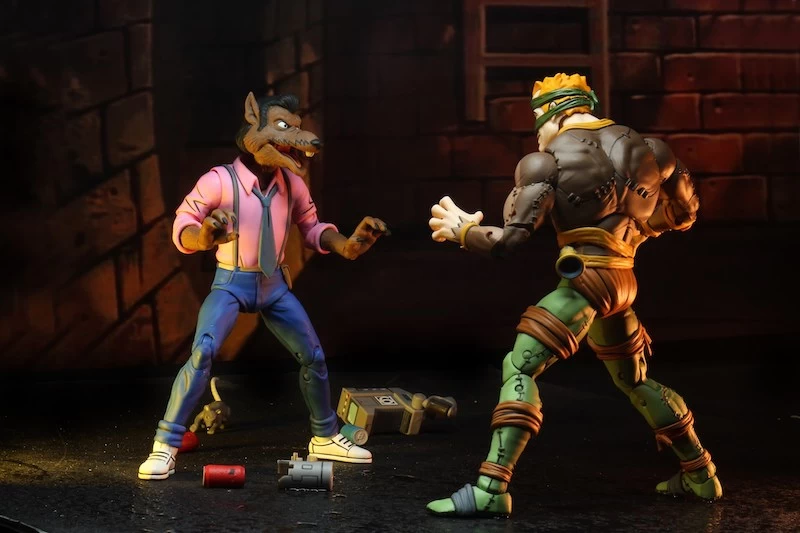 TMNT - Cartoon Rat King Vs Vernon (1987) 7" Scale Action Figures 2-pack 5 TMNT - Cartoon Rat King Vs Vernon (1987) 7" Scale Action Figures 2-pack - Image 3