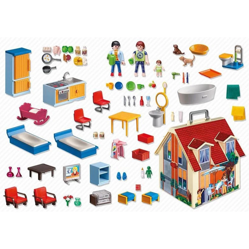 Playmobil - 5167 Take Along Modern Doll House 4 Playmobil - 5167 Take Along Modern Doll House - Image 2