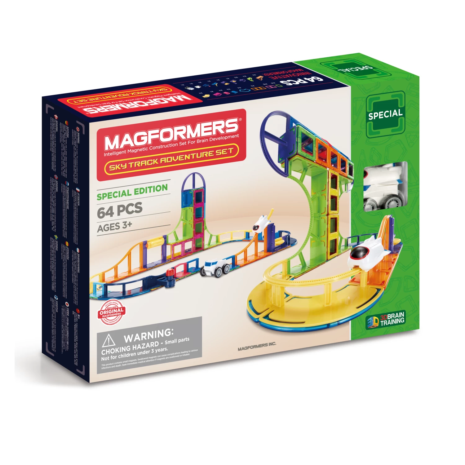 Magformers Sky Track Adventure 64 Set 3 Magformers Sky Track Adventure 64 Set