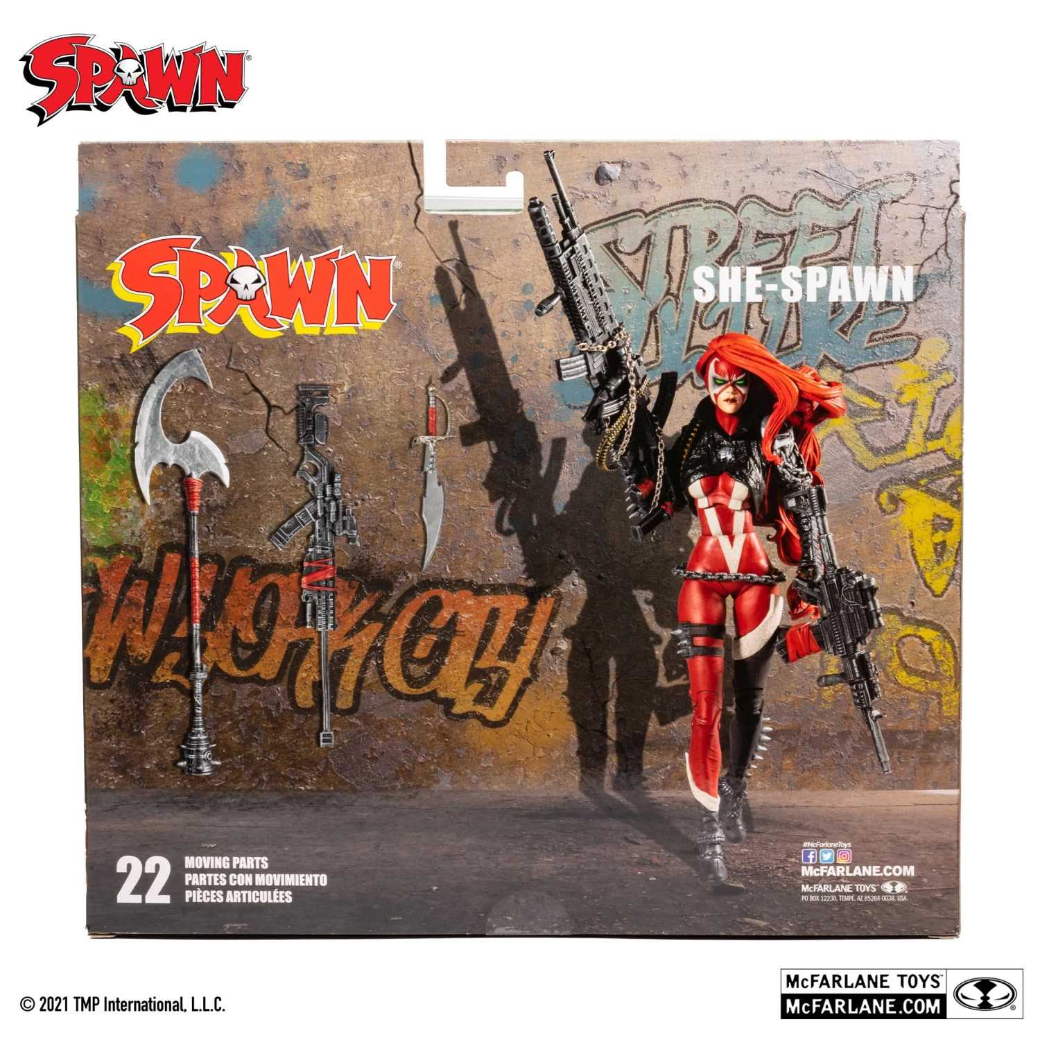McFarlane Spawn - She-Spawn 7” Scale Action Figure 9 McFarlane Spawn - She-Spawn 7” Scale Action Figure - Image 7