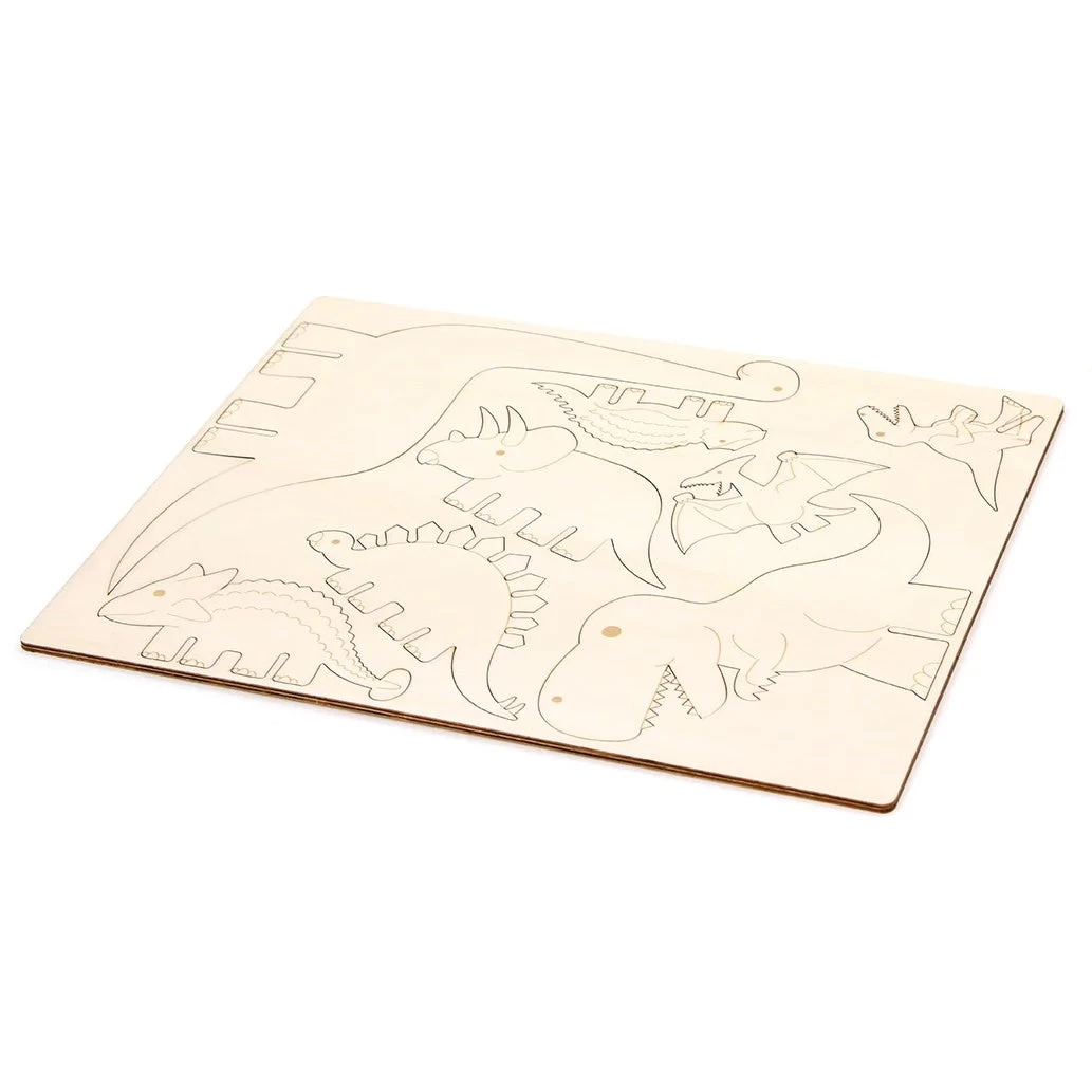 IncrediBuilds Jr. - Stackables Wooden Dinosaurs 4 IncrediBuilds Jr. - Stackables Wooden Dinosaurs - Image 2