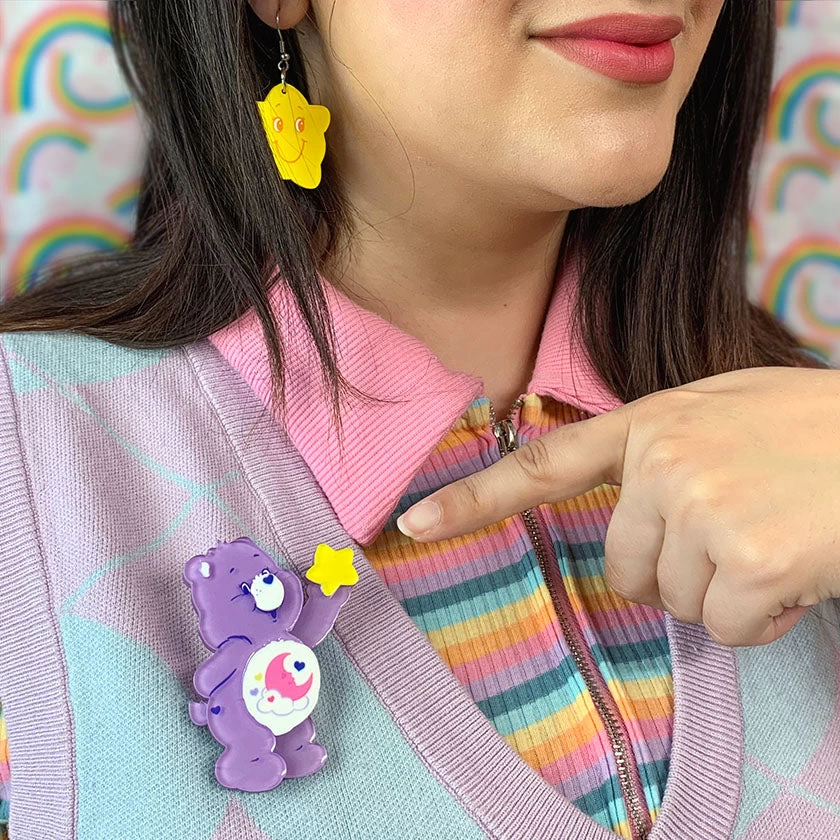 Erstwilder Carebears (2022) - Sweet Dreams Bear Brooch 5 Erstwilder Carebears (2022) - Sweet Dreams Bear Brooch - Image 3