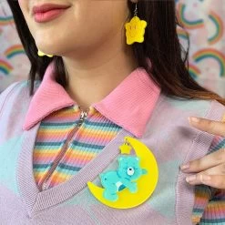 Erstwilder Carebears (2022) - Bed Time! Brooch 7 Erstwilder Carebears (2022) - Bed Time! Brooch -Playworld Shop AA1BH9BedTime BroochMODEL