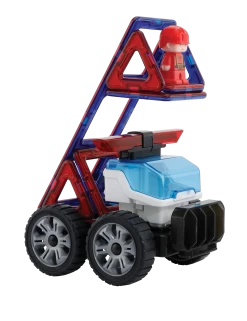 Magformers Amazing Police & Rescue Set 9 Magformers Amazing Police & Rescue Set -Playworld Shop APR police car2