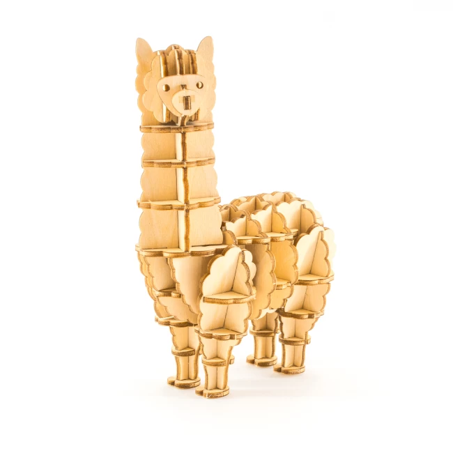 Kigumi - Alpaca Plywood Puzzle 5 Kigumi - Alpaca Plywood Puzzle - Image 3