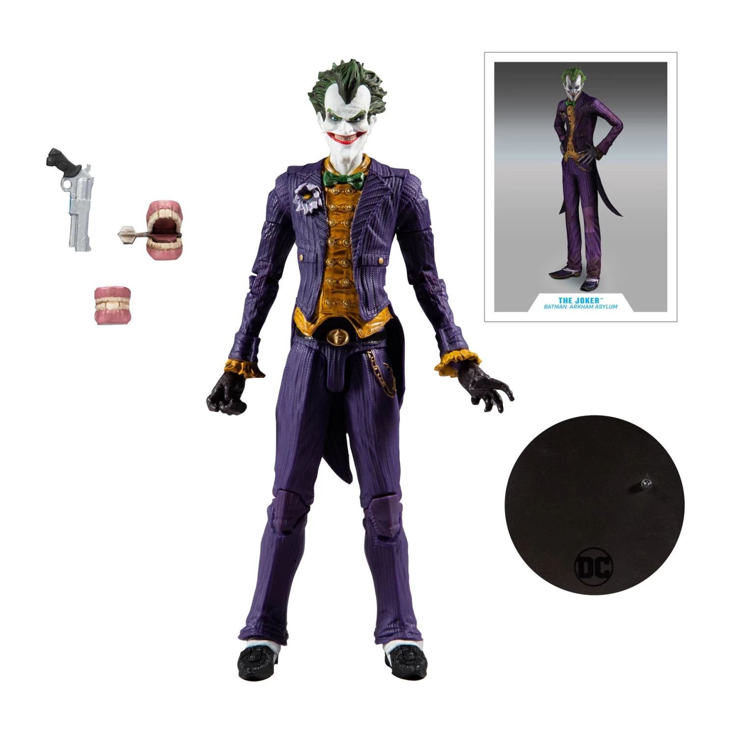 McFarlane DC Multiverse - JOKER Batman Arkham Asylum 7" Figure 5 McFarlane DC Multiverse - JOKER Batman Arkham Asylum 7" Figure - Image 3
