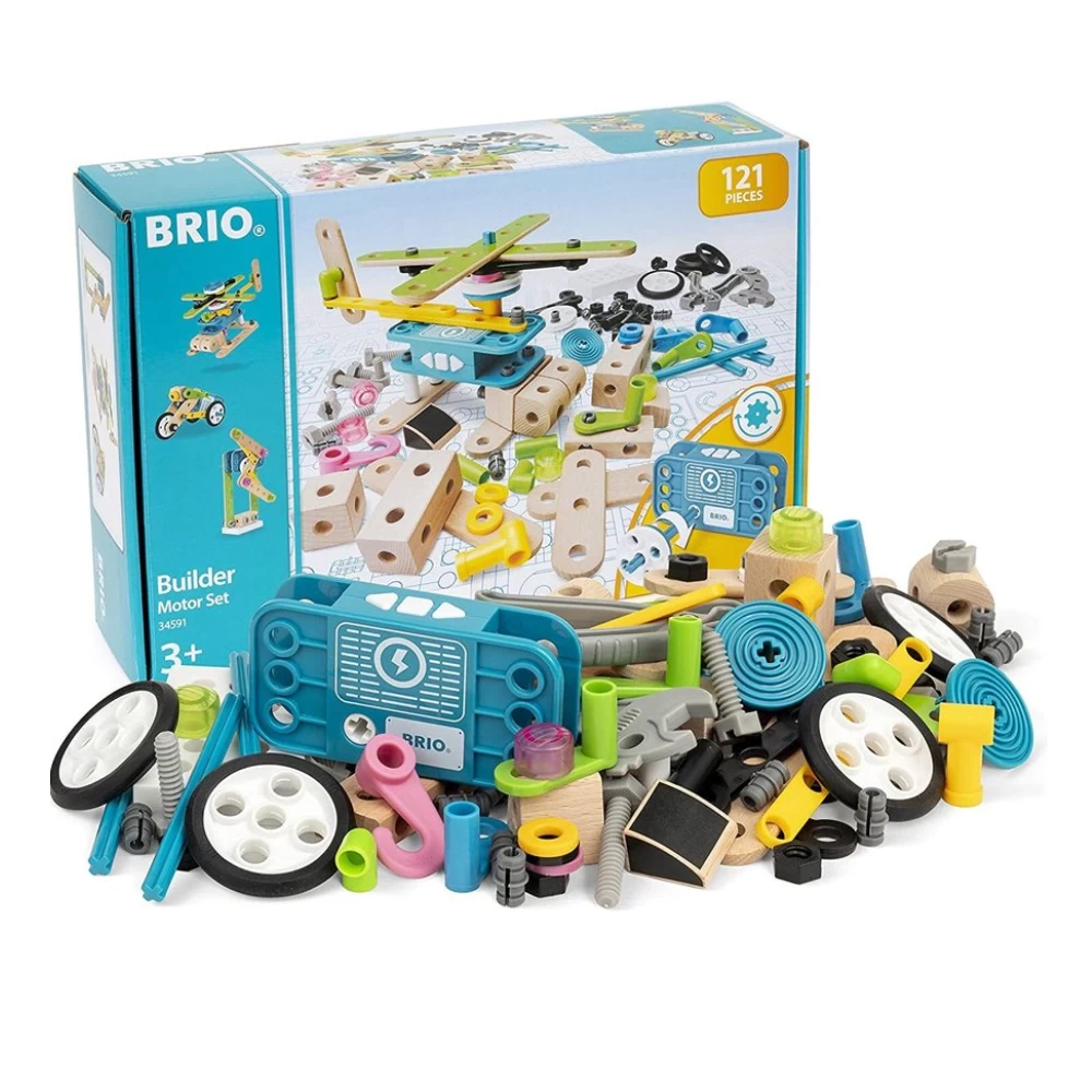 BRIO Builder - Motor Set STEM Kit 121 Pieces 5 BRIO Builder - Motor Set STEM Kit 121 Pieces - Image 3