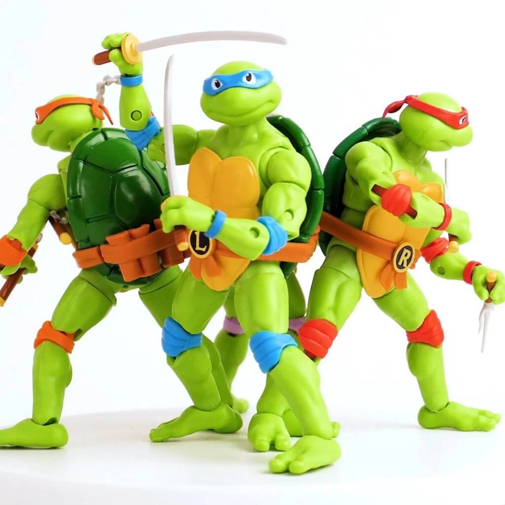 TMNT BST AXN 5" Action Figures - Set Of 4 Turtles 6 TMNT BST AXN 5" Action Figures - Set Of 4 Turtles - Image 4