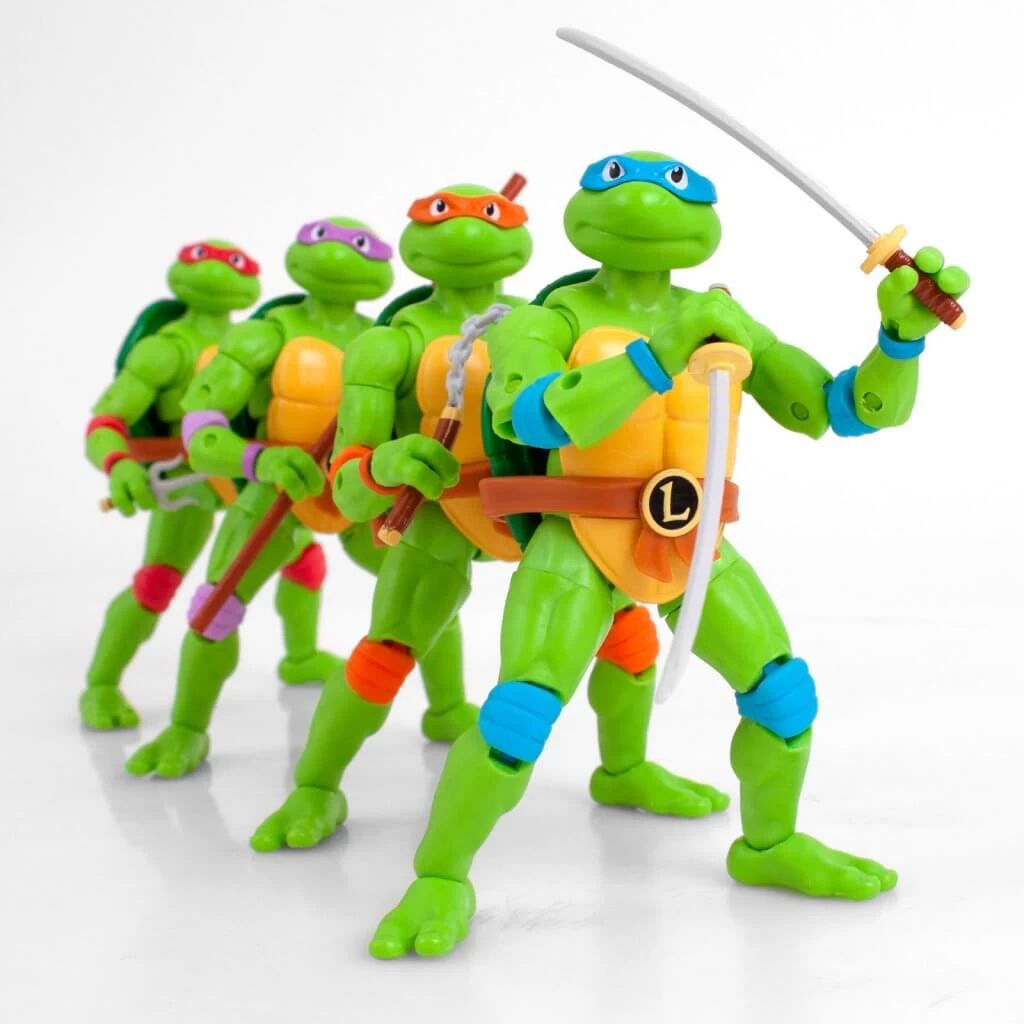 TMNT BST AXN 5" Action Figures - Set Of 4 Turtles 4 TMNT BST AXN 5" Action Figures - Set Of 4 Turtles - Image 2
