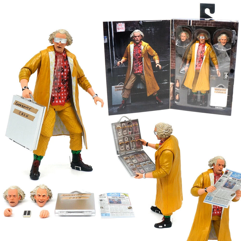 Back To The Future II BTTF 2 - Doc Brown Ultimate 7" Action Figure 4 Back To The Future II BTTF 2 - Doc Brown Ultimate 7" Action Figure - Image 2