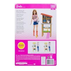 MATTEL Barbie - Chicken Farmer 14 MATTEL Barbie - Chicken Farmer -Playworld Shop BarbieChickenFarmerboxback