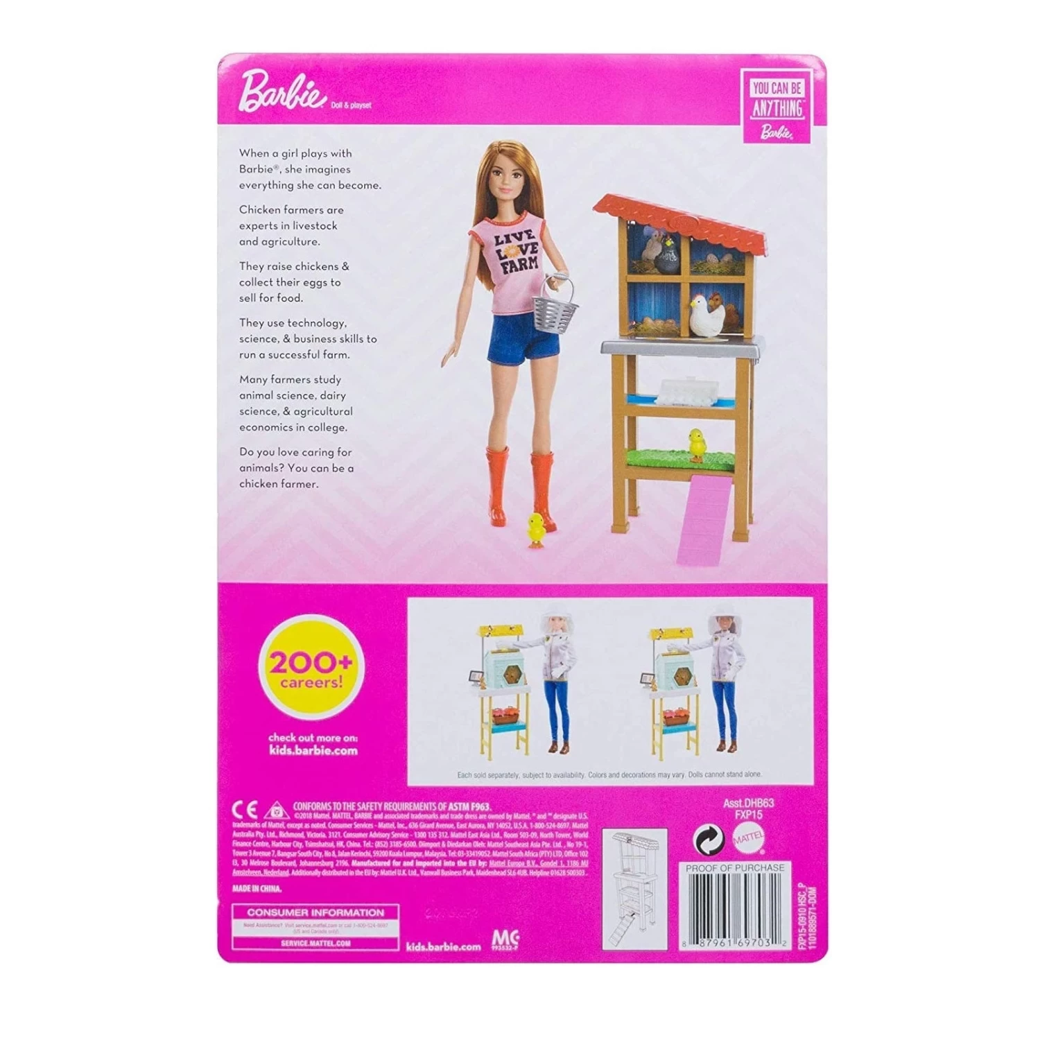 MATTEL Barbie - Chicken Farmer 7 MATTEL Barbie - Chicken Farmer - Image 5