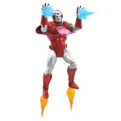 Marvel Select - Silver Centurian Iron Man Action Figure -Playworld Shop Blast Effects and Unibeam for Diamond Select Toys Silver Centurion Iron Man Action Figure