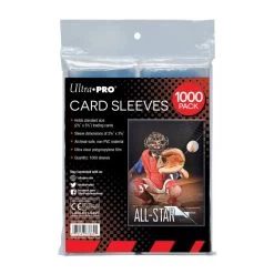 ULTRA PRO Card Sleeves - 2.5" X 3.5" Standard Card Size (Pack Of 1000)