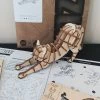 Kigumi Stretching Cat Plywood Puzzle 1 Kigumi Stretching Cat Plywood Puzzle -Playworld Shop Catstretch3