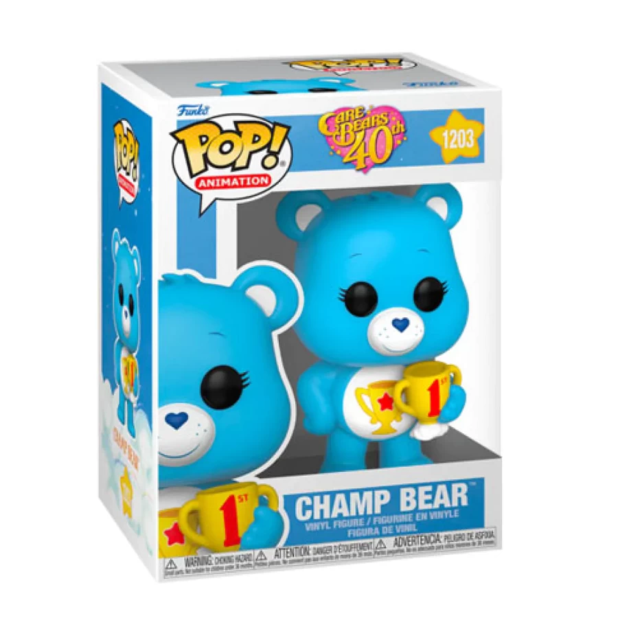 Care Bears 40th - Champ Bear POP! Vinyl Figure No. 1203 3 Care Bears 40th - Champ Bear POP! Vinyl Figure No. 1203