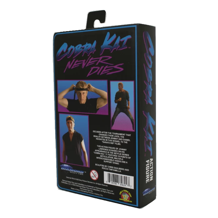 Diamond Select Cobra Kai - Johnny Lawrence SDCC 2022 Exclusive VHS 7" Scale Action Figure 6 Diamond Select Cobra Kai - Johnny Lawrence SDCC 2022 Exclusive VHS 7" Scale Action Figure - Image 4
