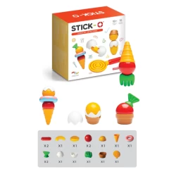 STICK-O Cooking Set 16pc -Playworld Shop Composition Cooking