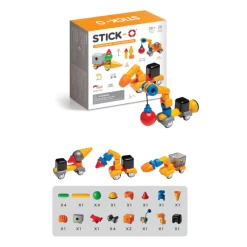 STICK-O Construction Set 26pc -Playworld Shop Construction Composition