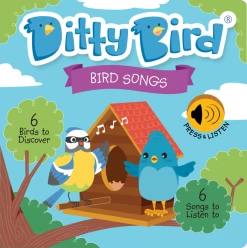 Ditty Bird - Bird Songs Musical Board Book 10 Ditty Bird - Bird Songs Musical Board Book -Playworld Shop DB6854BirdSongs