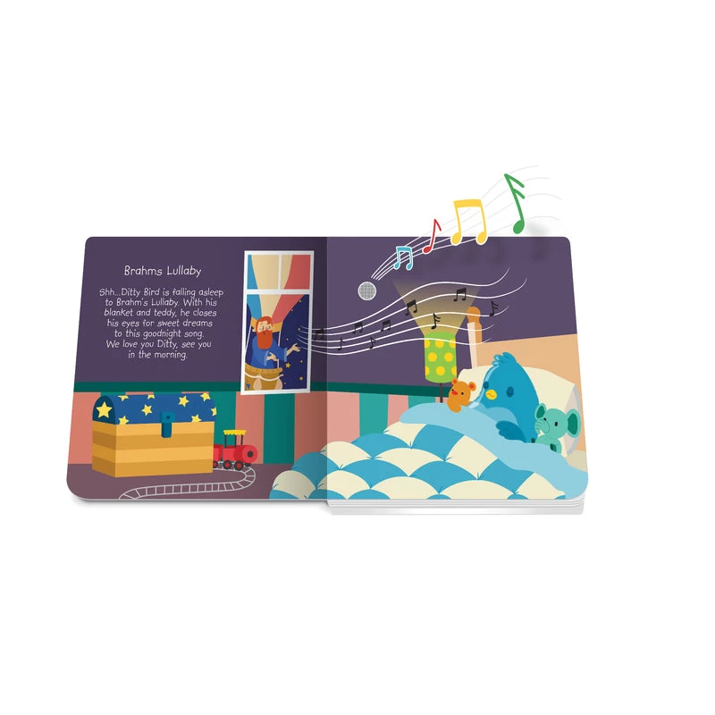 Ditty Bird - Bedtime Songs Musical Board Book 5 Ditty Bird - Bedtime Songs Musical Board Book - Image 3