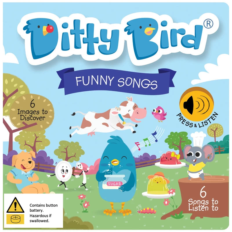 Ditty Bird - Funny Songs Musical Board Book 7 Ditty Bird - Funny Songs Musical Board Book - Image 5