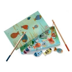 Djeco - Classic Wooden Magnetic Fishing - Dream Fishes 2+ -Playworld Shop DJ1650DreamMagneticFishing2