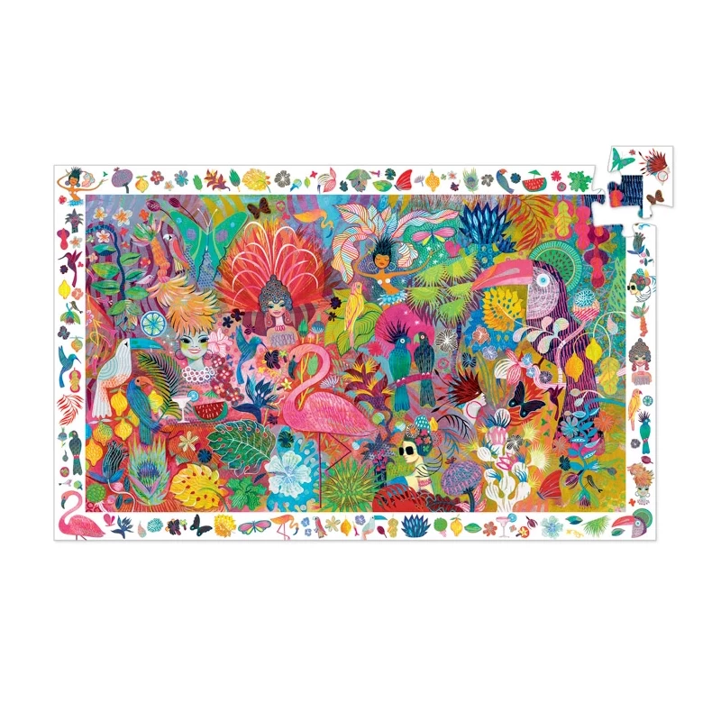 Djeco Puzzle Observation - Rio Carnaval 200pc 6+ 4 Djeco Puzzle Observation - Rio Carnaval 200pc 6+ - Image 2
