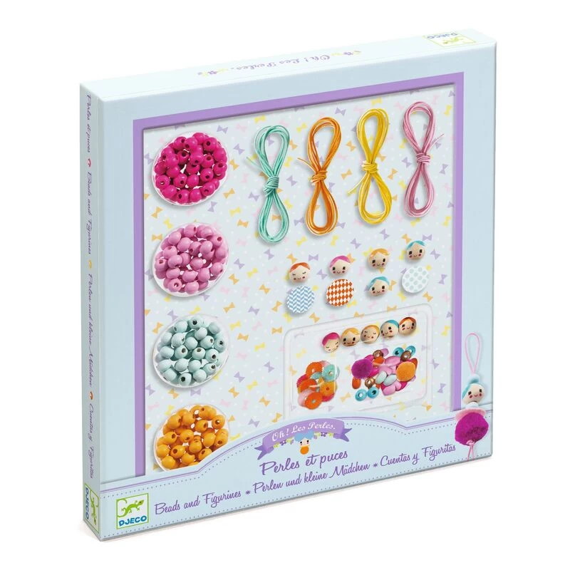 Djeco - Wooden Beads & Figurines Jewellery Kit 6 Djeco - Wooden Beads & Figurines Jewellery Kit - Image 4