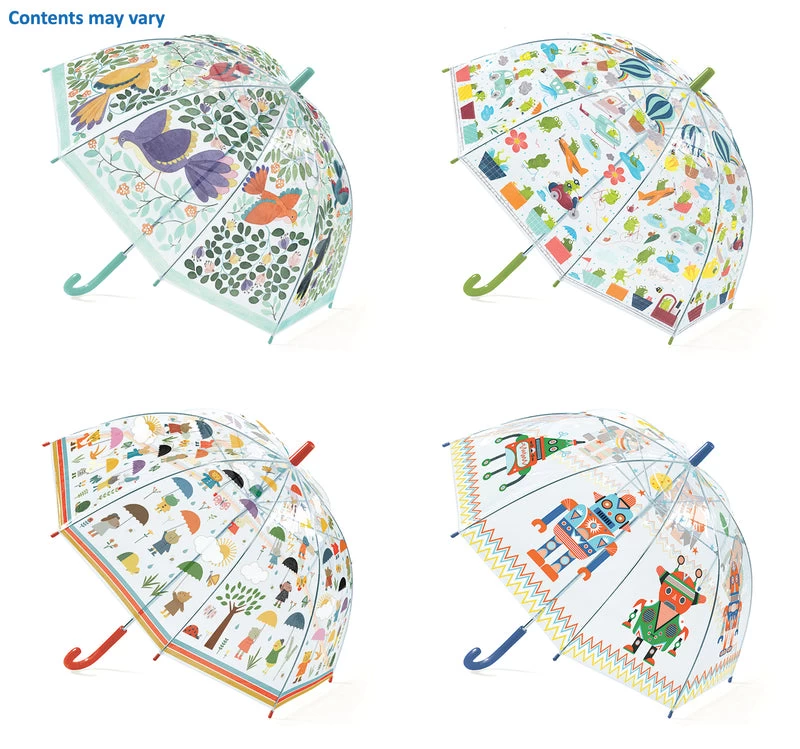 Djeco - Assorted PVC Umbrellas 3 Djeco - Assorted PVC Umbrellas
