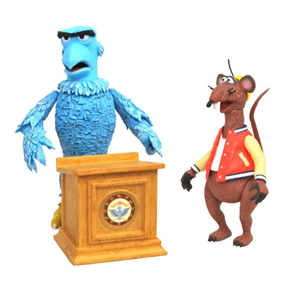 Diamond Select Muppets - Sam The Eagle & Rizzo Deluxe Action Figures Set 4 Diamond Select Muppets - Sam The Eagle & Rizzo Deluxe Action Figures Set - Image 2