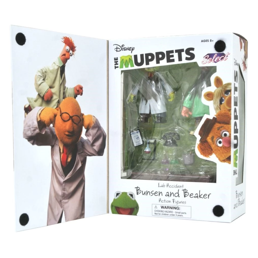 Diamond Select Muppets - Bunsen & Beaker SDCC 2021 Deluxe Action Figures Set 5 Diamond Select Muppets - Bunsen & Beaker SDCC 2021 Deluxe Action Figures Set - Image 3