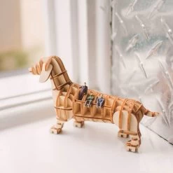Kigumi - Dachshund Plywood Puzzle