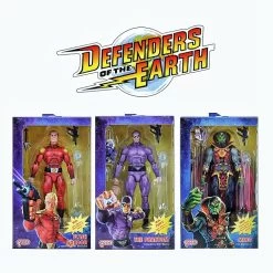 Defenders Of The Earth - Series 1 - Flash Gordon, The Phantom And Ming The Merciless 7" Action Figures