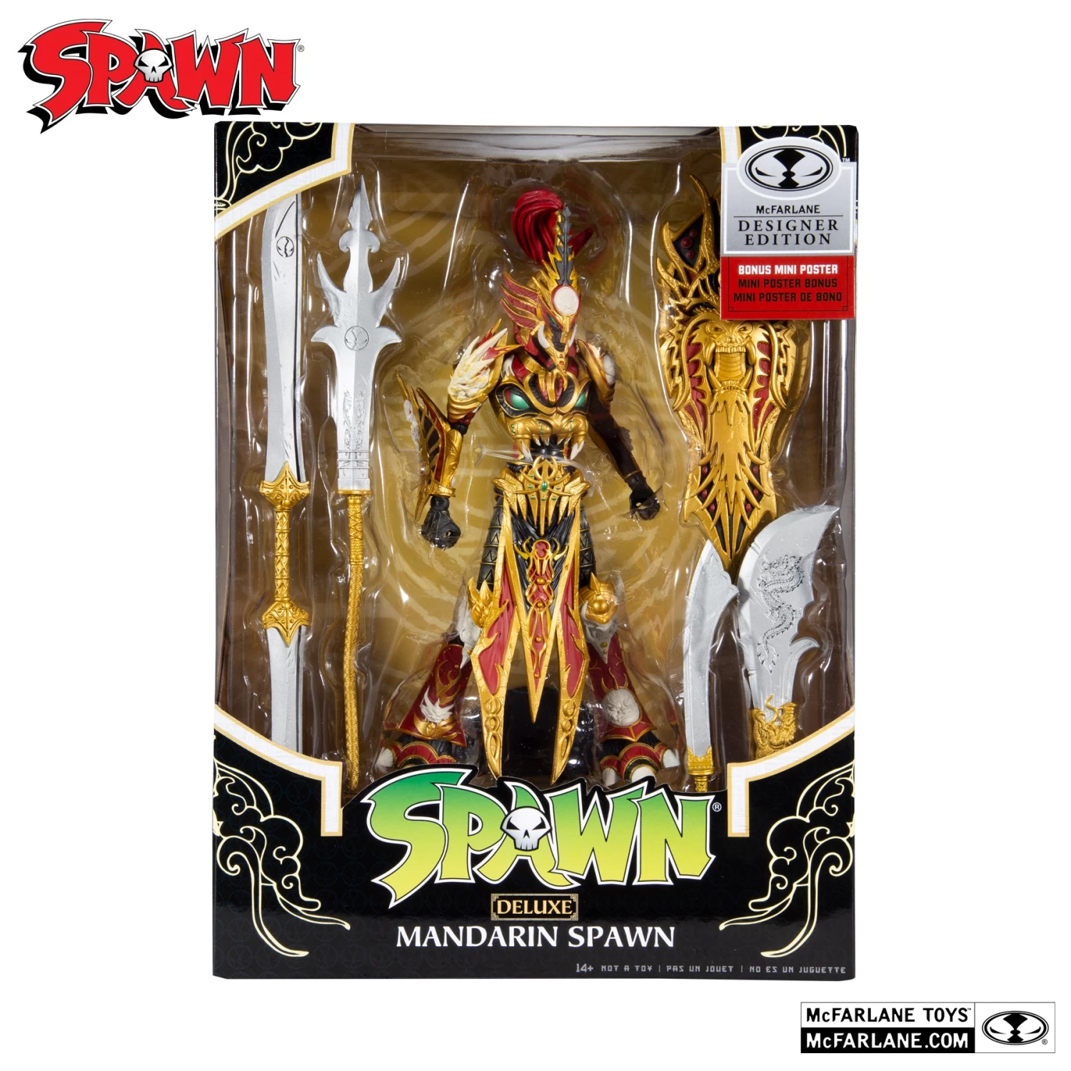 McFarlane SPAWN - Mandarin Spawn Deluxe 7" Action Figure 3 McFarlane SPAWN - Mandarin Spawn Deluxe 7" Action Figure