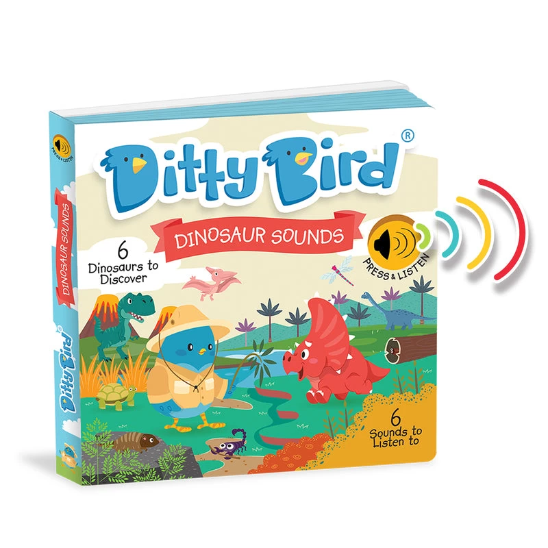 Ditty Bird - Dinosaur Sounds Board Book 3 Ditty Bird - Dinosaur Sounds Board Book