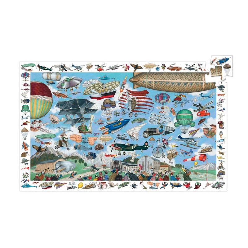 Djeco Puzzle Observation - Aero Club 200pc 6+ 4 Djeco Puzzle Observation - Aero Club 200pc 6+ - Image 2