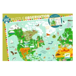 Djeco Puzzle Observation - Around The World 200pc 6+