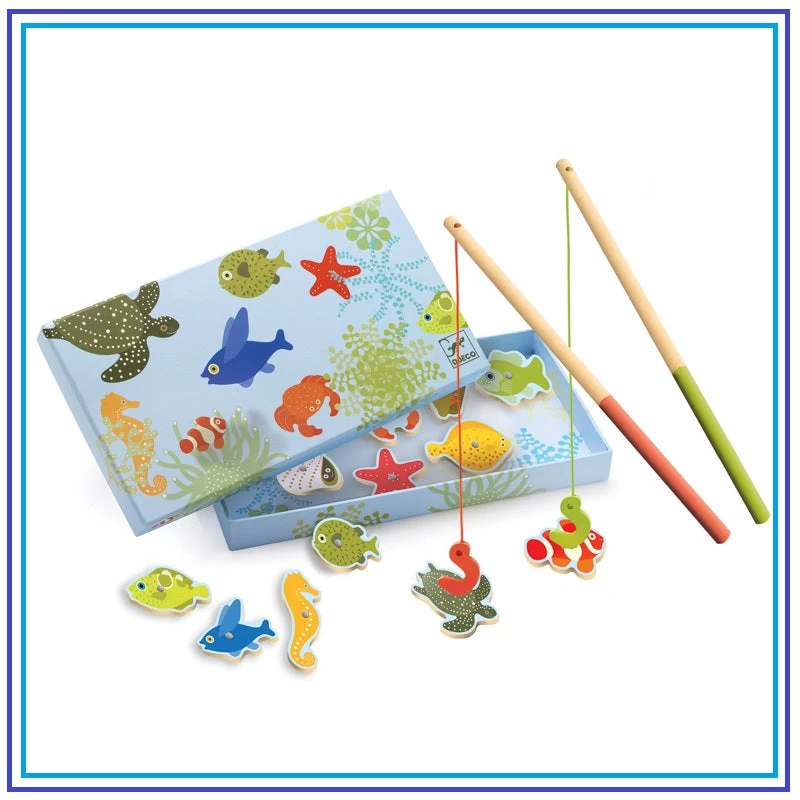 Djeco - Classic Magnetic Fishing - Tropical Sea Creatures 2+ 3 Djeco - Classic Magnetic Fishing - Tropical Sea Creatures 2+