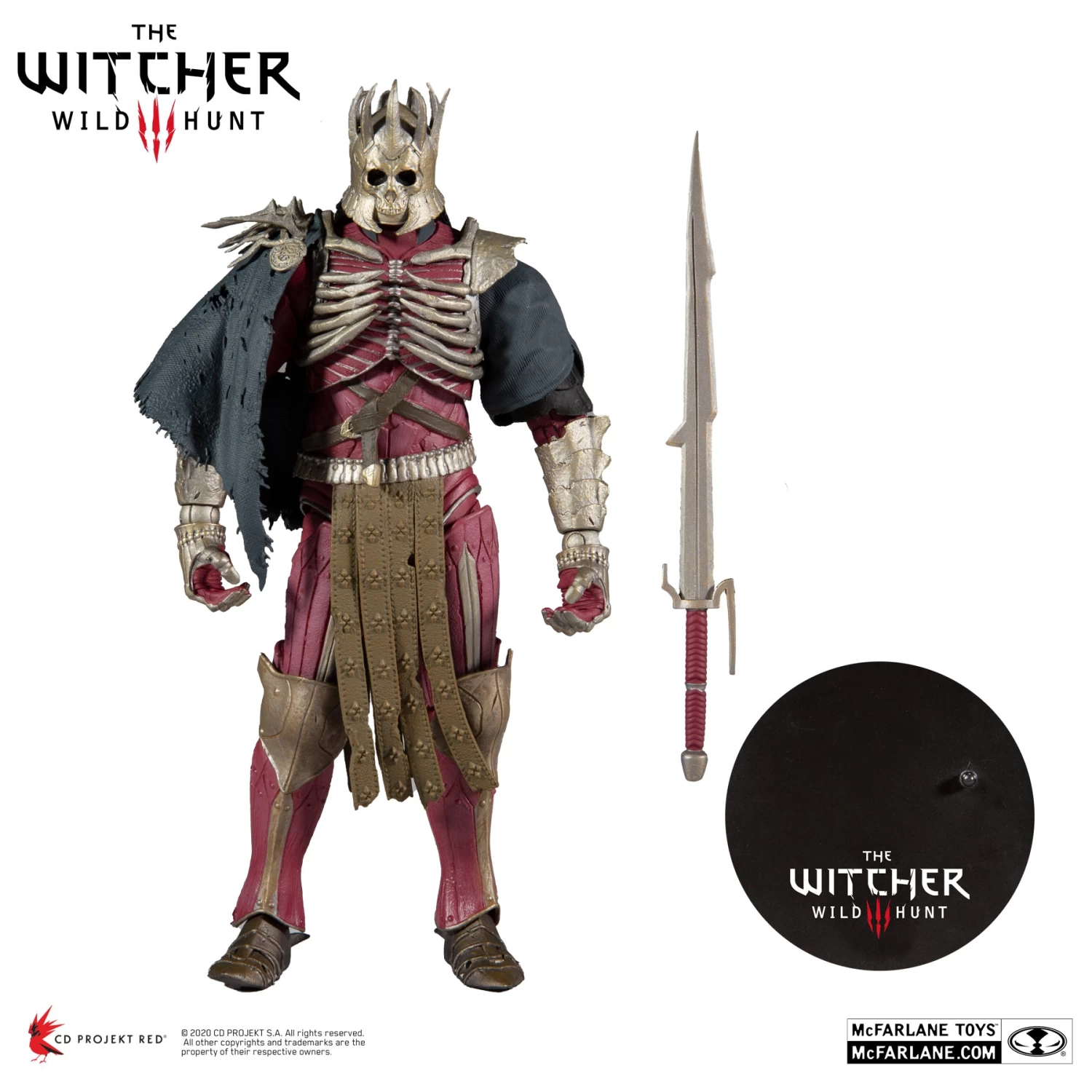 McFarlane The Witcher 3 Wild Hunt - Eredin Breacc Glas 7" Action Figure 7 McFarlane The Witcher 3 Wild Hunt - Eredin Breacc Glas 7" Action Figure - Image 5