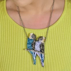 Erstwilder X Jocelyn Proust - Pair O'Keets Necklace -Playworld Shop ErstwilderJocelynProustPairOKeetsNecklace