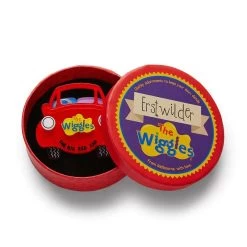 Erstwilder Wiggles - The Big Red Car Brooch -Playworld Shop Erstwilder the big red car brooch box