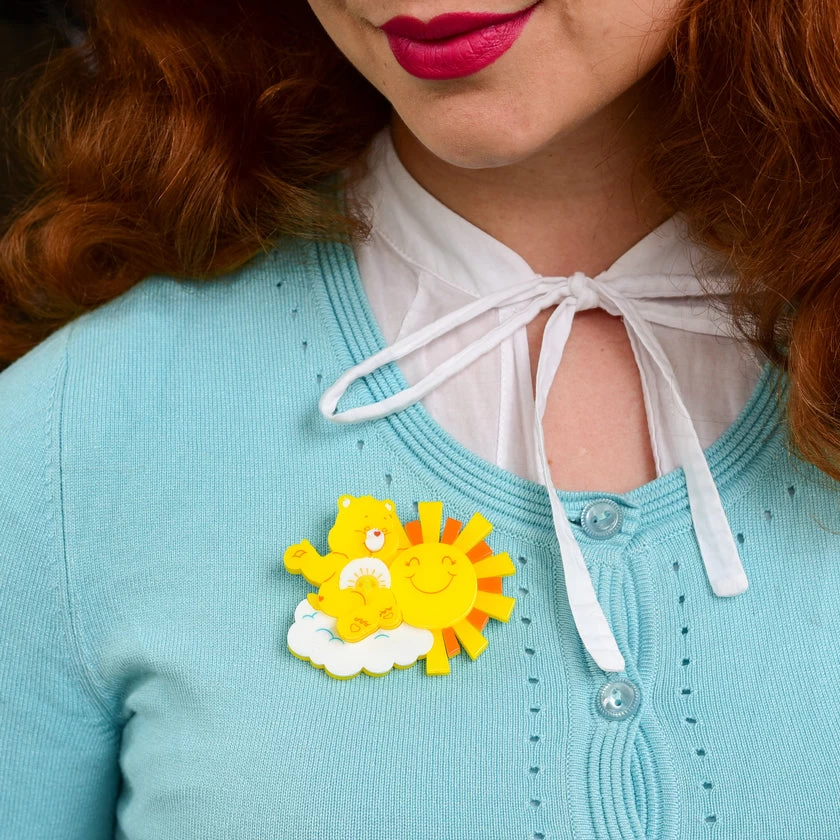 Erstwilder - Care Bears Funshine And Sunshine Brooch 5 Erstwilder - Care Bears Funshine And Sunshine Brooch - Image 3